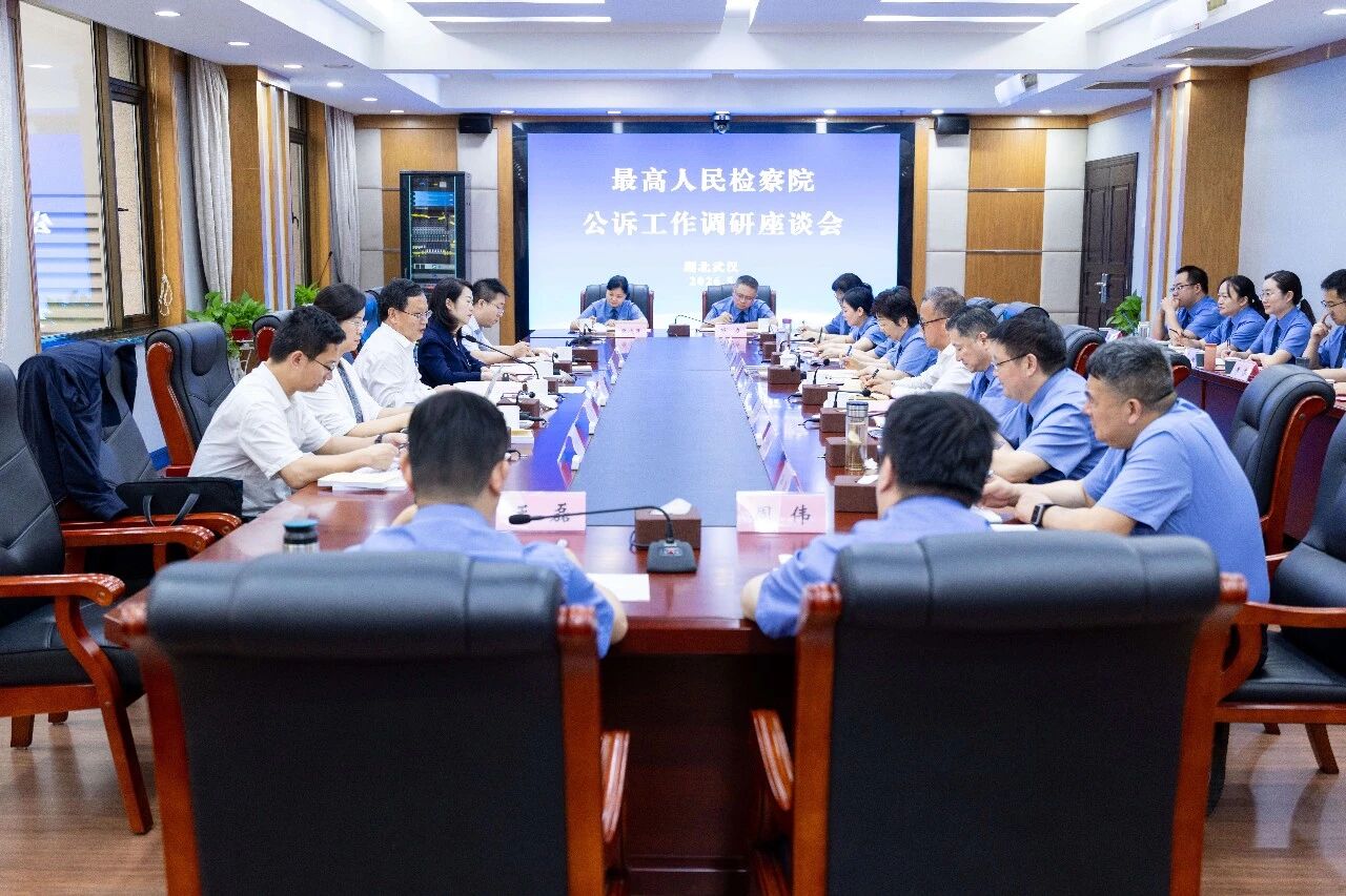 最高检苗生明副检察长在湖北调研公诉工作
